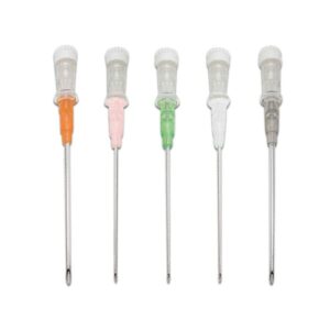 Aghi cannula senza alette a 1 via Jelco VERDE 18G