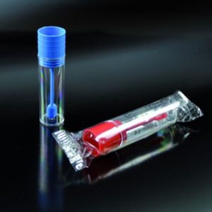 Contenitore feci 18ml con paletta (TAPPO BLU)