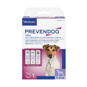 PREVENDOG 60CM CANE 5-25KG X1 COLLARE