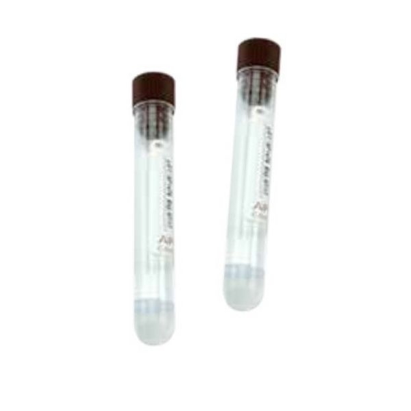 PROVETTA CON GEL SEPARATORE 5 ML SANGUE TAPPO ROSSO FONDO CILINDRICO 12X86 IN PP,ETICHETTATE 50 PZ