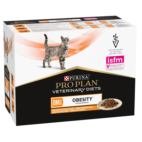 PURINA PROPLAN FELINE OBESITY OM POLLO Cat bustine 85 gr