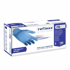 Reflexx 70 - GUANTI MONOUSO NITRILE SENZA POLVERE MISURA M