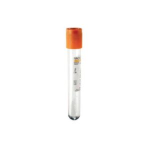 VACUTEST ROSSA VUOTA 4 ML 100 PZ TAPPO ROSSO (PERFORABILE) 13X75 ref. 14905
