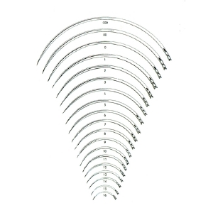 AGO SUTURA 3/8 CERCHIO CIRCOLARE MIS. 10 X 12 PZ