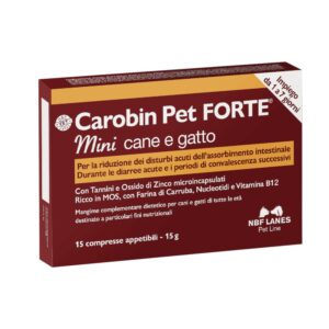 CAROBIN PET FORTE 15 CPR 1000MG MINI CANE E GATTO