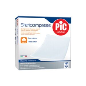 COMPRESSE GARZA STERILE STERICOMPRESS PIC 10X10 da 25pz