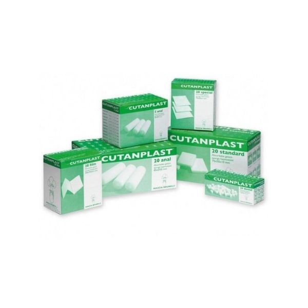 CUTANPLAST VET DIAL X 20 PZ SPUGNA 33X30X10 MM (GELATINA EMOSTATICA RIASSORBIBILE)