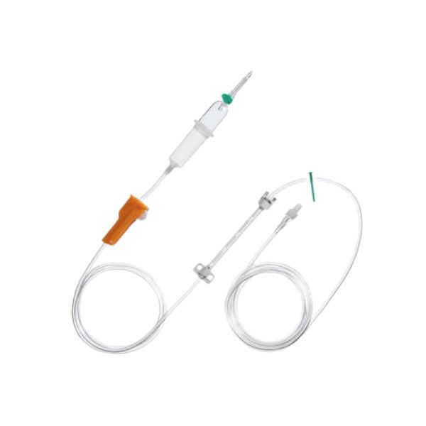 DEFLUSSORE PER POMPA INFUSIONE BBRAUN SENZA PUNTO D'INOCULO LUER LOCK 145 CM