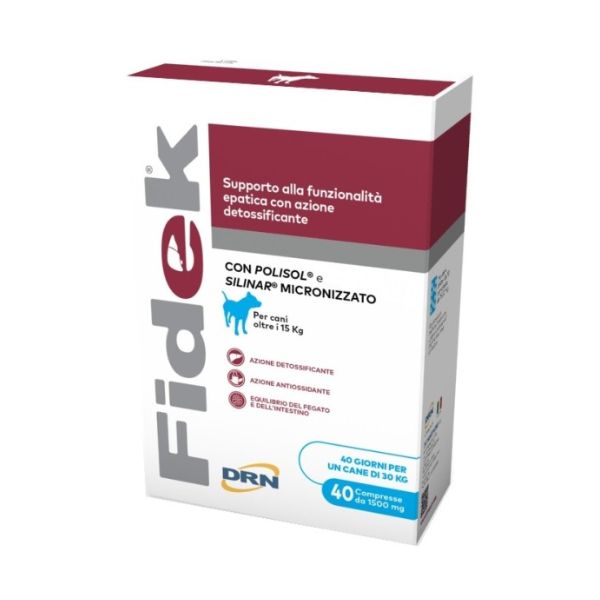 FIDEK 1000 MG 40 CPR PER CANI FINO A 15 KG