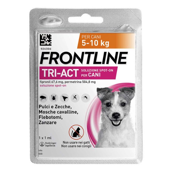 FRONTLINE TRI-ACT Spot-on S 5-10Kg 1 PIP