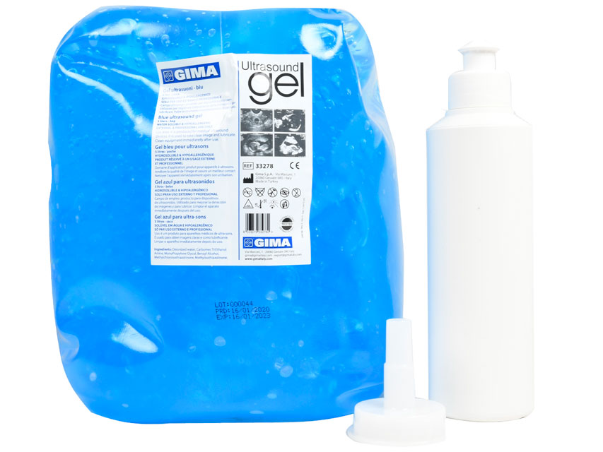 GEL ULTRASUONI BLU - sacca 5 litri