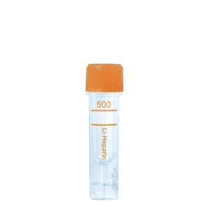 MICROPROVETTE 500 LITIO EPARINA 100 PZ 0.5 ML