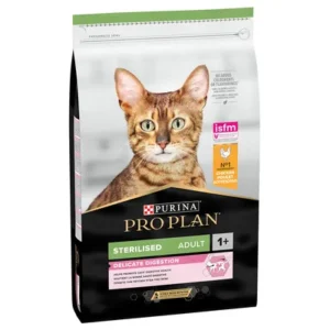 PRO PLAN STERILISED DELICATE GATTO POLLO KG 10