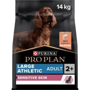 PURINA PROPLAN ADULT LARGE ATHLETIC SENSITIVE SKIN SALMONE OPTIDERMA KG 14