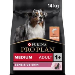 PURINA PROPLAN ADULT medium&large 7+ SENSITIVE SKIN OPTIDERMA KG 14