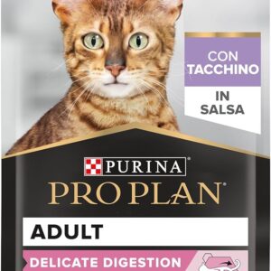 PURINA PROPLAN DELICATE  TENERI PEZZETTI IN SALSA CON TACCHINO bustina 85gr