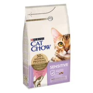 PURINA TONUS CAT CHOW SENSITIVE SALMONE  1.5 KG
