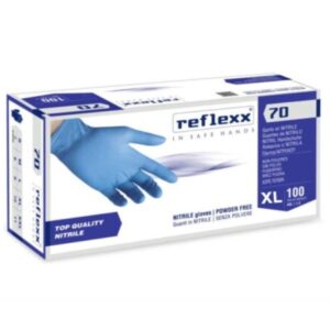 Reflexx 70 - GUANTI MONOUSO NITRILE SENZA POLVERE MIS XL