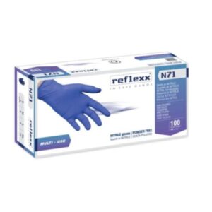 Reflexx N71 - GUANTI MONOUSO NITRILE SENZA POLVERE MIS S