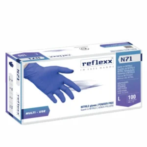 Reflexx N71 - GUANTI MONOUSO NITRILE SENZA POLVERE MIS XL