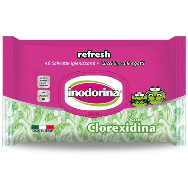 SALVIETTA CLOREXIDINA SALVIETTE INDORINA 40PZ