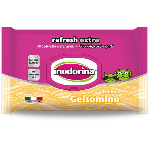 SALVIETTE DETERGENTI MAXI 40 PZ MANTO CORTO ARGAN