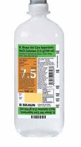 SOLUZIONE  FISIOLOGICA IPERTONICA BBRAUN 7.5% 500 ML