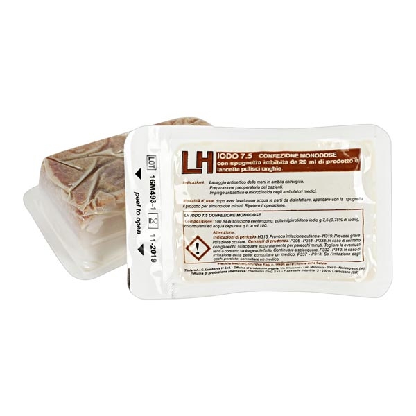 LH DERMOSCRUB SPAZZOLA IODIO 7.5 (ANTISEPSI DELLE MANI)