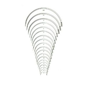 AGO SUTURA 1/2 CERCHIO TRIANGOLARE MIS. 2 70 MM X 12 PZ