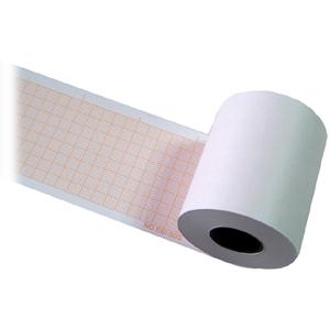 ELETTROCARDIOGRAFO 1 CANALE CW: CARTA TERMICA LARGA 50 MM LUNGA 30 MT ROTOLO GRIGIO/ARANCIO