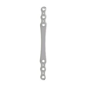 FIXIN SUPPORTO RETTO 6 FORI L. 92 MM SERIE MINI V2202(SPESSORE 1.5 MM)