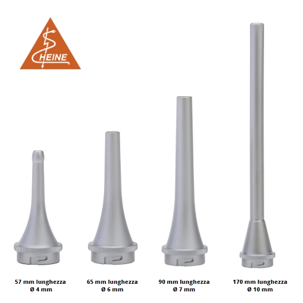 HEINE SPECULUM METALLO PER TESTA APERTA 57MM